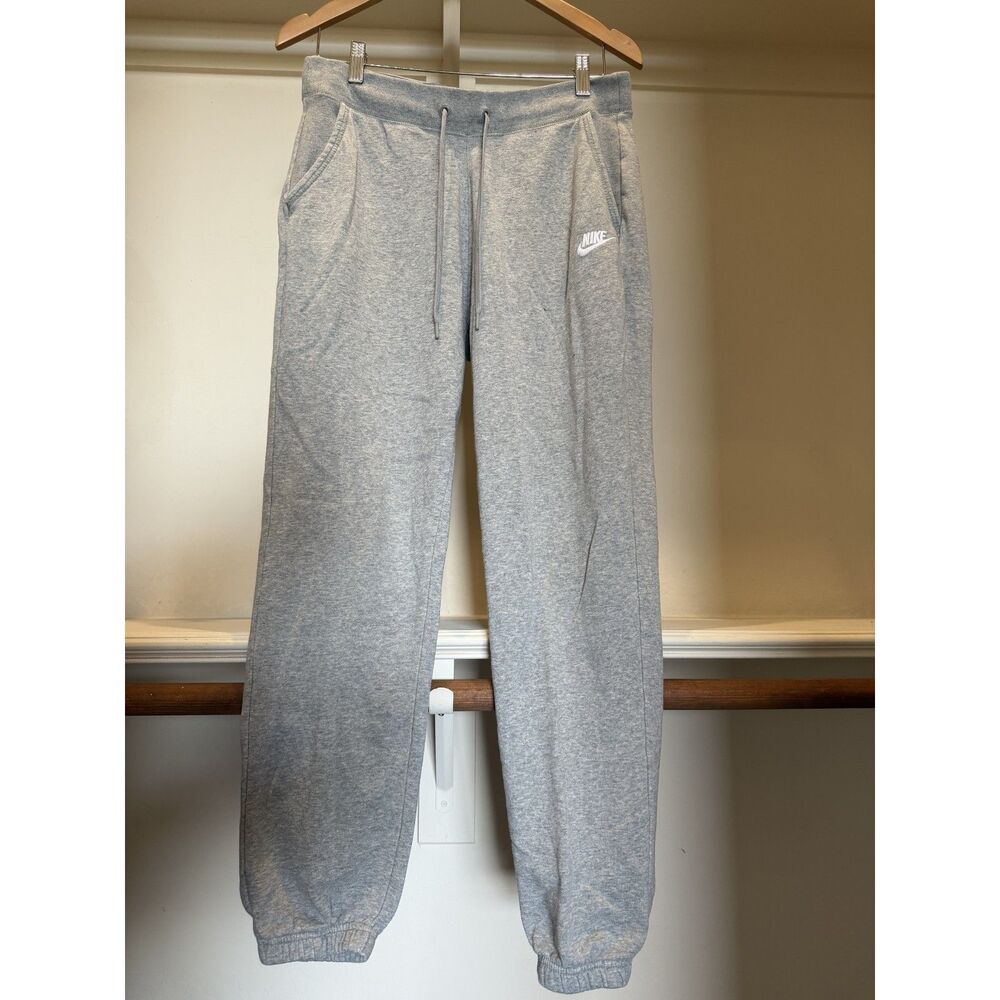 Nike Women's Sportswear Club Fleece Pants -Grey Medium